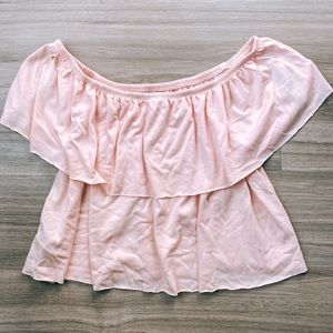 Peach Forever 21 Off the Shoulder Top ✨